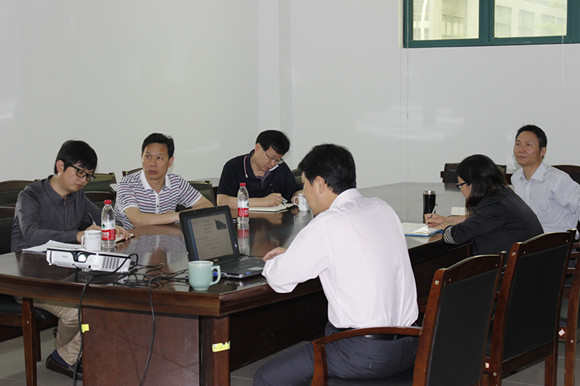 江西共青城市科学工业贸易和信息化委员会易保国主任来分院调研