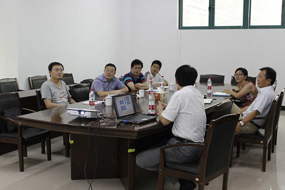 绍兴市科技局局长潘晓辉一行到分院调研指导工作