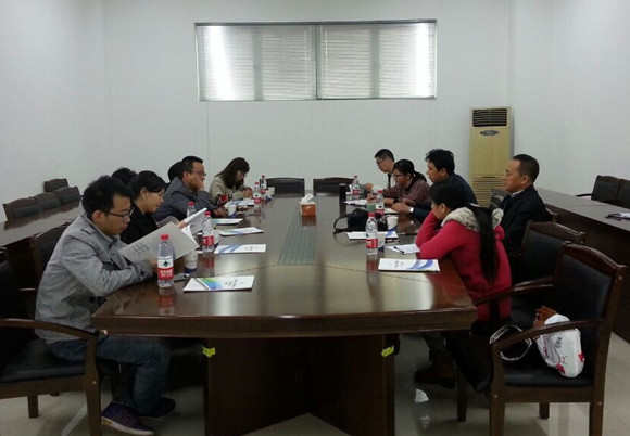 喜临门家具公司技术与设计人员到分院进行合作交流