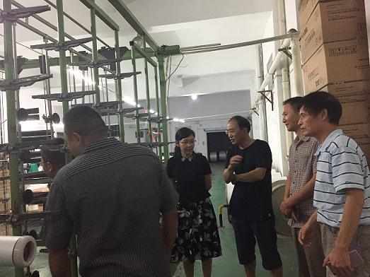 中纺院浙江院总经理崔桂新一行赴海宁深入院企合作交流