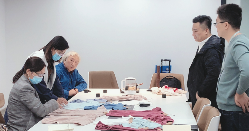 浙江分院科研人员赴山东共谋植物染产业发展