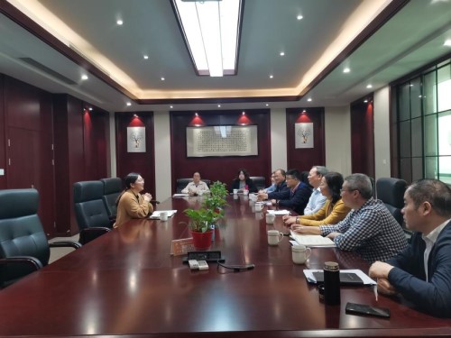 绍兴市委编办主任倪成良一行到江南分院调研