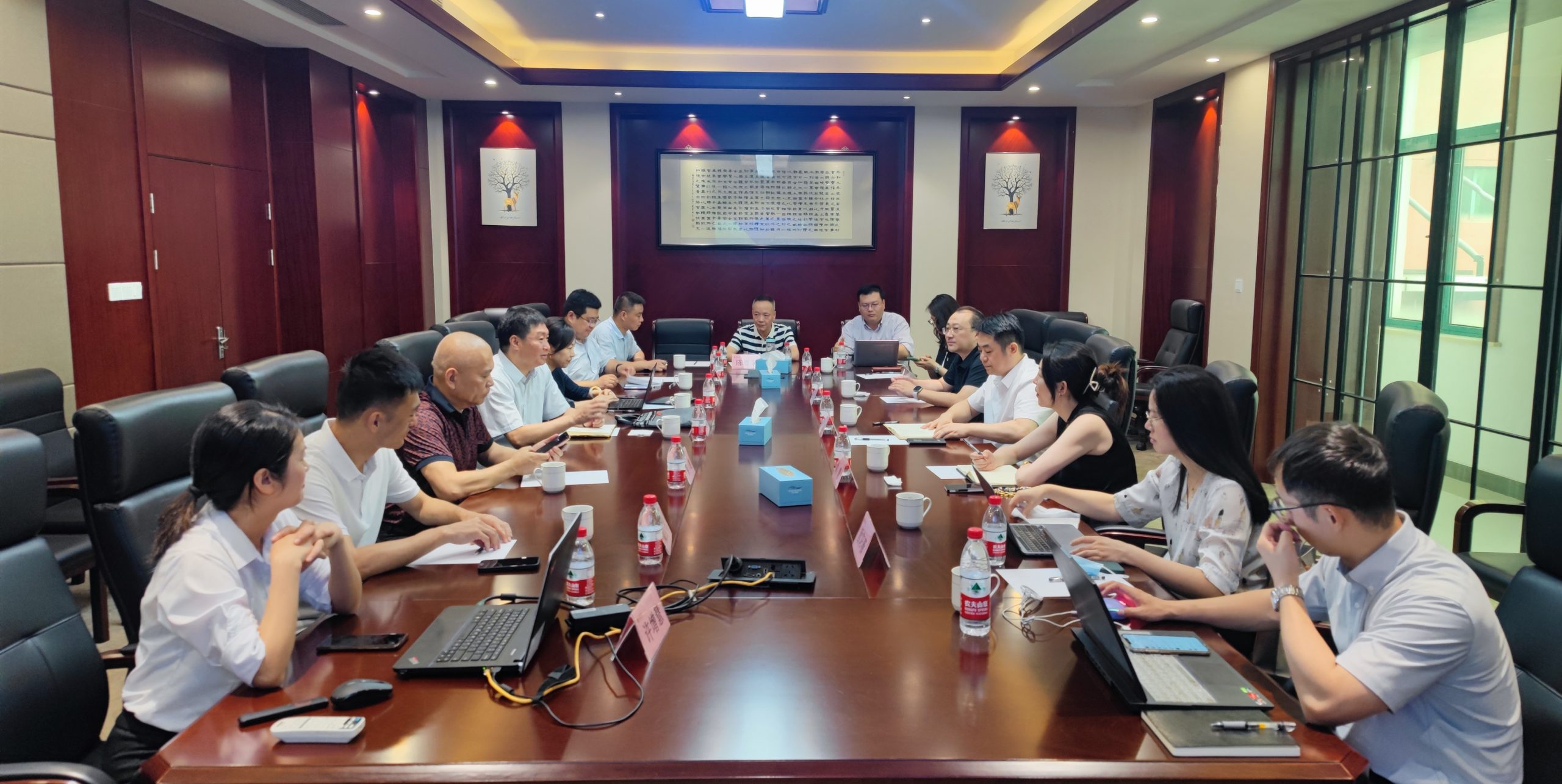 通用技术新材党委书记、董事长庄小雄一行调研江南分院